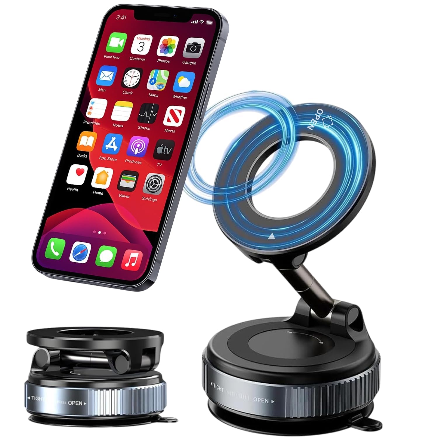 Magnetic 360° Adjustable Car Phone Holder