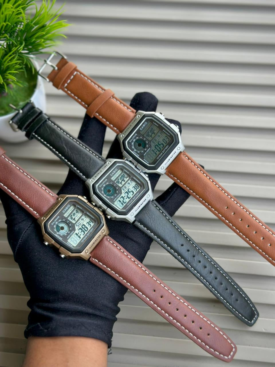 CASIO ILLUMINATOR LEATHER