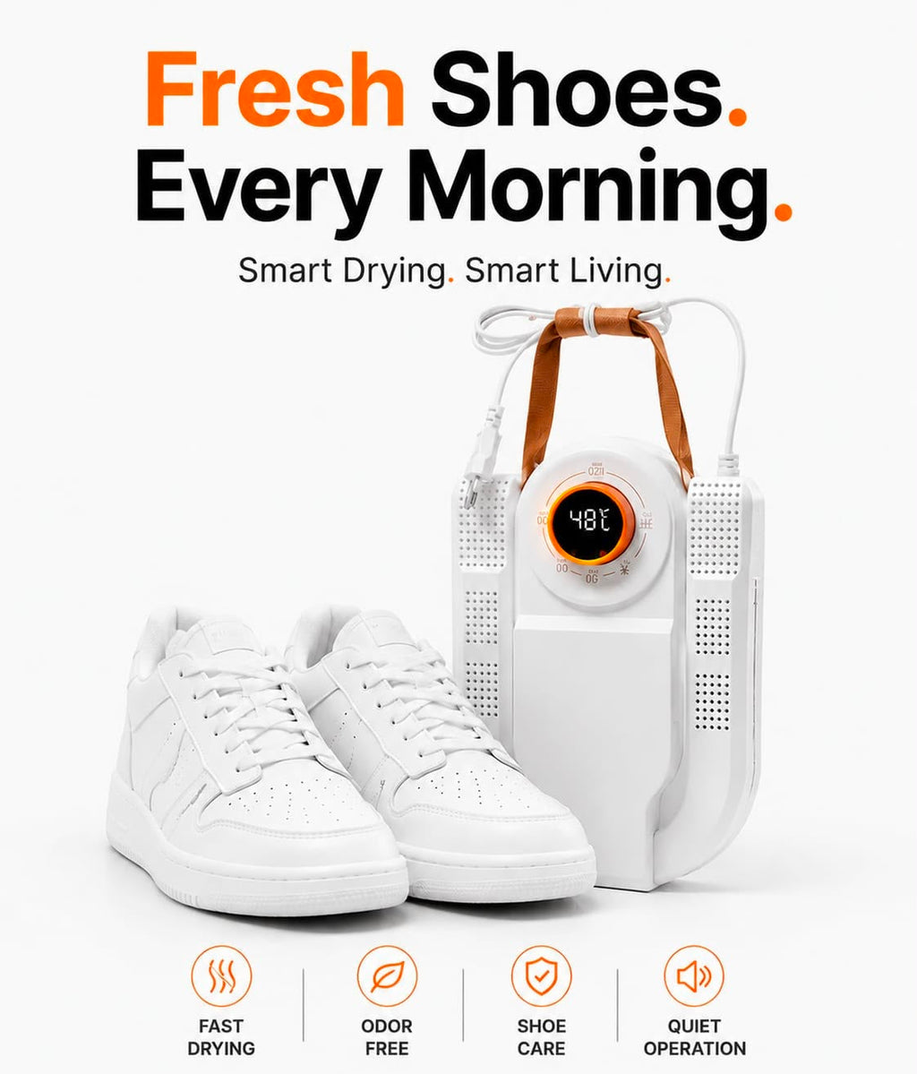 Electric Shoe Dryer – Warm Air Moisture & Odor Remover