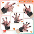 Rubber Finger Gripper Strength Trainer – Forearm Exerciser