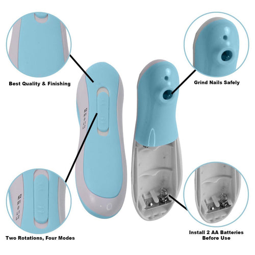 Electric Baby Nail Trimmer – Safe Nail Clipper Kit