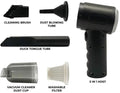 3 In 1 Portable Vacuum Cleaner – USB Rechargeable Handheld Cleaner